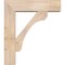 Ekena Millwork Legacy Block Smooth Bracket w/ Offset Brace, Douglas Fir, 7 1/2"W x 28"D x 32"H BKT0806X28X32LEC05SDF - alternate 2